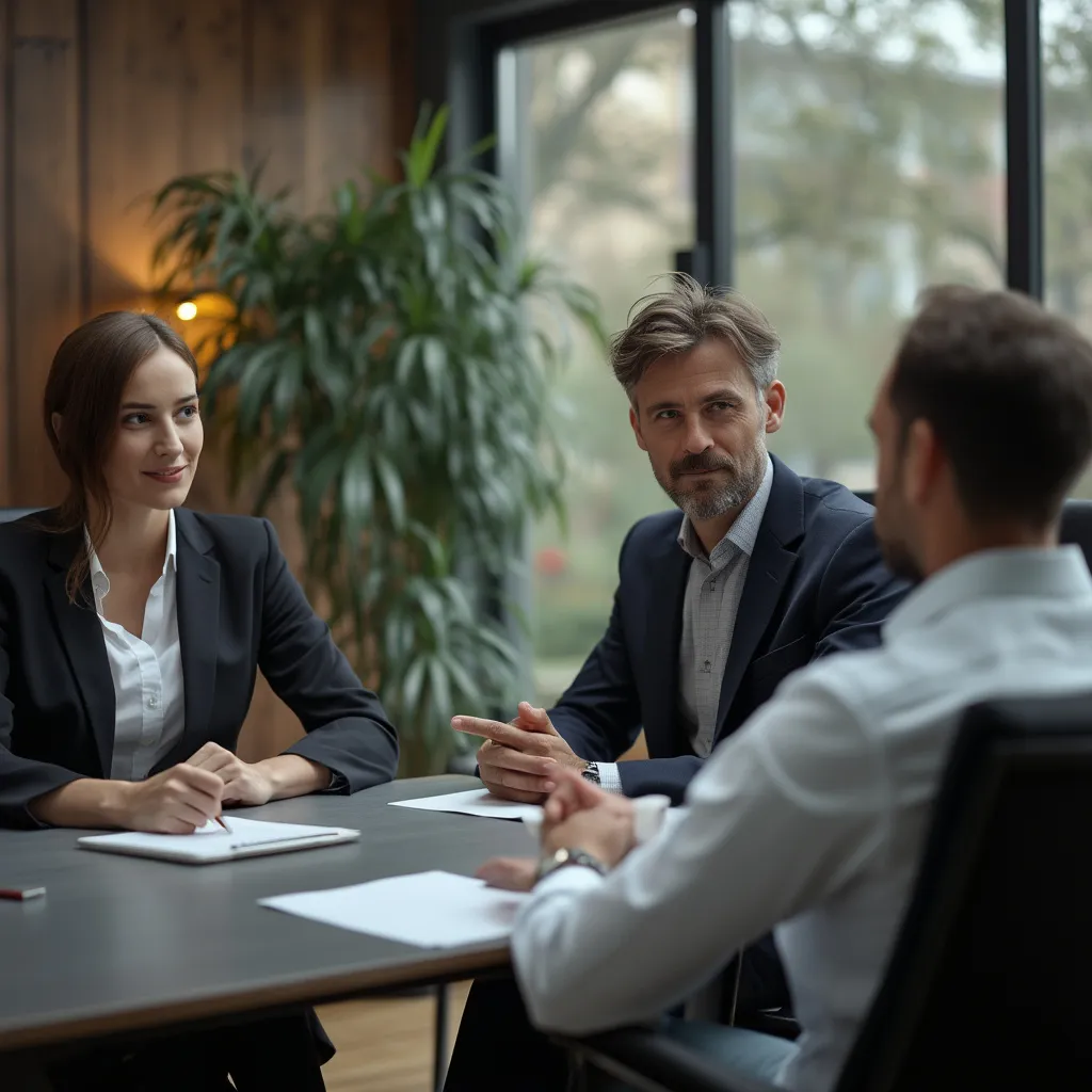 Photo historique des fondateurs de l'entreprise